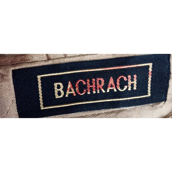 100% Cashmere Brown Vintage Bachrach Mens size L jacket - Picture 4 of 7